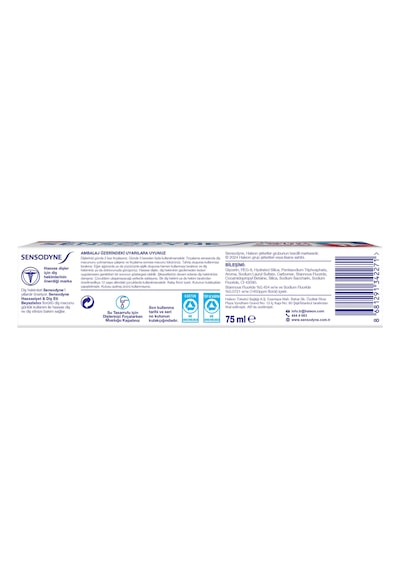 Sensodyne Beyazlatıcı Hassasiyet ve Diş Eti Macunu 75 ML