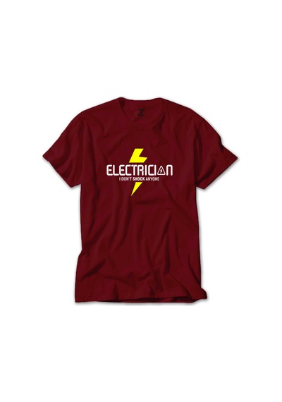 Elektrikçi Kırmızı Tişört