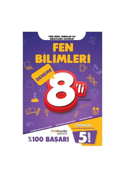 Onburda 5.sınıf Fen Bilimleri 8 Deneme