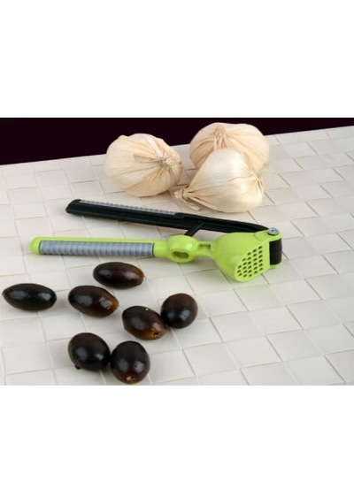 Metal Sarımsak Ezici Çekirdek Çıkartıcı Sarı