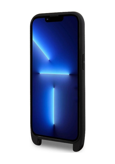 Apple Uyumlu iPhone 14 Pro Kılıf Lacoste Lisanslı Pu Pike Desen Askılı İkonik Timsah Dokuma Logolu Yeşil