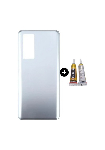 Xiaomi Mi 12t Uyumlu Arka Pil Kapağı Beyaz + B7000 Çok Renkli