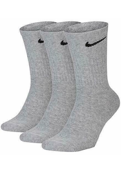 Nike Sx7664-901 Everyday Cushioned 3 Lü Çorap Seti Gri