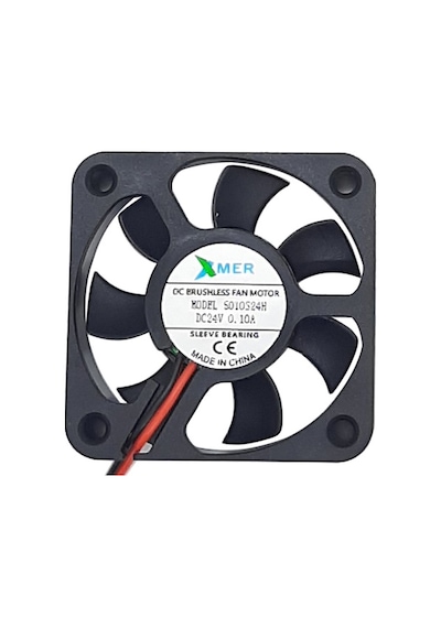 Xmer 50X50X10Mm 24V 0.10A 2 Kablolu Fan