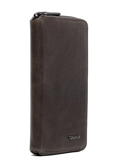 Crazy Gri Cüzdan & Kartlık Unisex 1780 Grande Deri Cüzdan Kartlık