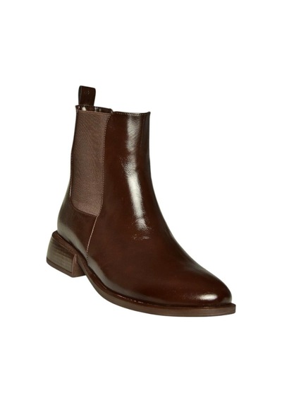 Fox Shoes V312367309 Kahverengi Alçak Topuklu Kadın Bot Kahverengi-suni Deri