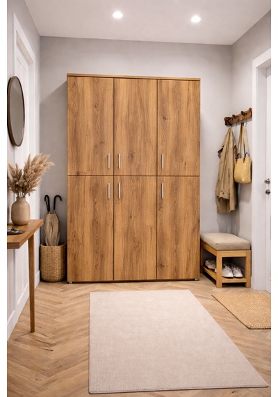 Zeyna Ayakkabılık - Çok Amaçlı Dolap - Kiler Dolabı - 120 Cm Atlantik Çam Zeyna Ayakkabılık - Çok Amaçlı Dolap - Kiler Dolabı - 120 Cm Atlantik Çam