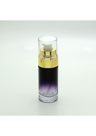 Boş Krem ve Losyon Şişesi 40 ML 5 Adet Siyah Sarı Kapaklı Boş Şişe