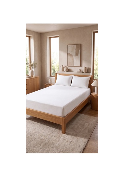 Çift Kişilik Lastikli Çarşaf Takımı 1 Lastikli Çarşaf 160 X 200 2 Yastık Kılıfı 50 X 70 Beyaz - 717411501 Beyaz Çift Kişilik Lastikli Çarşaf Takımı 1 Lastikli Çarşaf 160 X 200 2 Yastık Kılıfı 50 X 70 Beyaz - 717411501 Beyaz