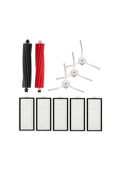 Roborock İle Uyumlu Q8 Max + Robot Süpürge Ana Fırça, Hepa Filtre X5, Yan Fırça X3