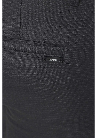 Efor P 1098 Slim Fit Siyah Spor Pantolon Siyah