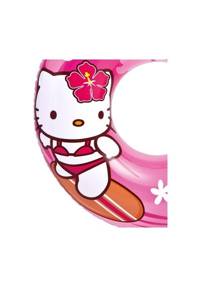 Hello Kitty Tutmaçlı Büyük Boy Deniz Simidi Pembe Havuz Simidi Ye