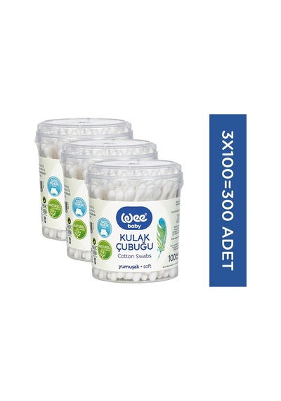 Kulak Temizleme Çubuğu Seti (100x3 300 Adet)