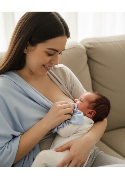 Pamuk Bebek Ağız Mendili 7 Set Emzirme Mendili Ultra Yumuşak Yıkanabilir & Nefes Alabilen