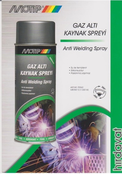 Motip Gazaltı Kaynak Spreyi - Anti Welding Spray - Gaz Altı 300 ML