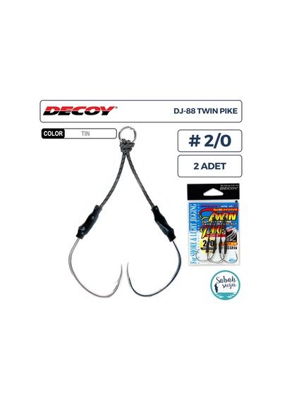Decoy Dj-88 Twin Pike Çiftli Asist İğnesi 2/0 2 Adet