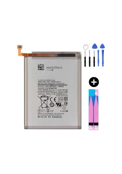 Samsung Galaxy M21 M215f Uyumlu A Kalite Batarya Pil + Montaj Seti