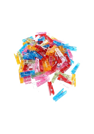 Hidz 15'li Şeffaf Renkli Minik Mandal - 3,5 Cm Hidz 15'li Şeffaf Renkli Minik Mandal - 3,5 Cm