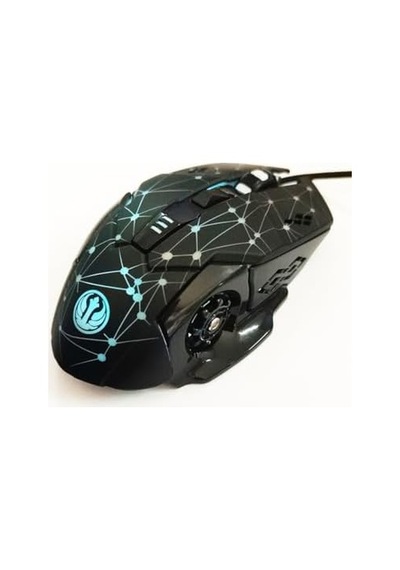 Gmx7 Rgb Gaming Mouse, 7 Tuşlu, Kablolu Usb, Gökkuşağı Led Aydınlatmalı, Optik Oyuncu Mouse, Stalker Warrior Siyah