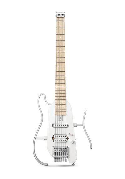 Donner Hush-x Headless Traveller Elektro Gitar Beyaz
