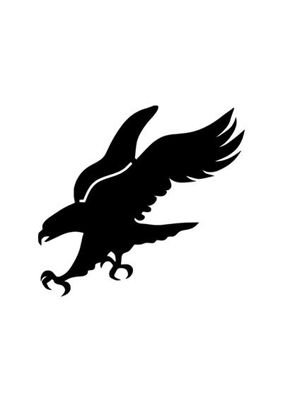 Avlanan Kartal Sticker Oto Motor Laptop Duvar Folyo Sticker 60x54 Cm