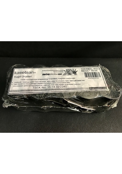 Termal Pos Rulosu 56X14 Kasetsan 10 Lu