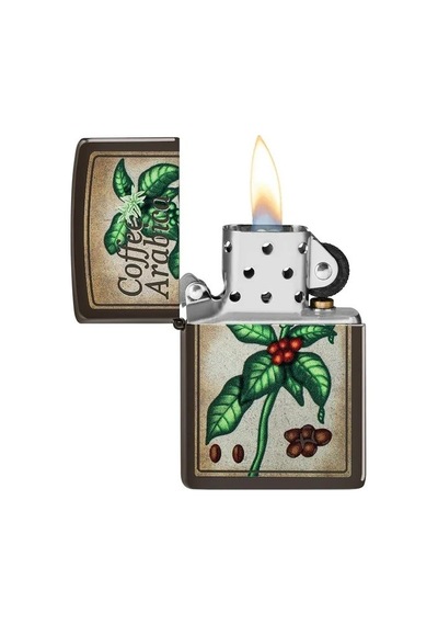 Zippo Coffee Arabica Dizayn Çakmak Kahverengi