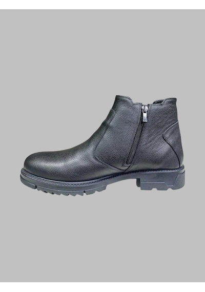Castle Black Cb-9911-1 Deri Erkek Bot Siyah