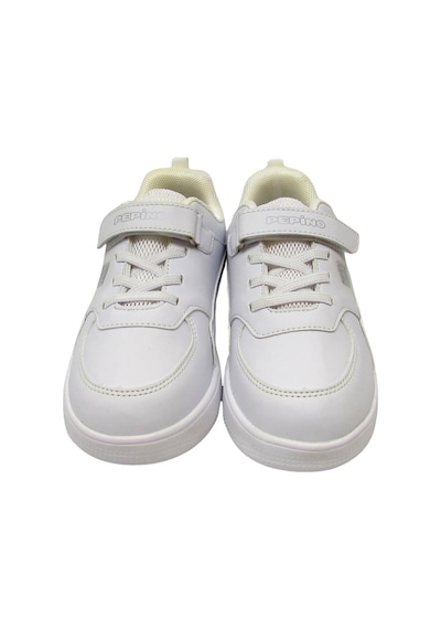 Pepino P-1302 Beyaz Unısex Çocuk Tek Cırtlı Spor Ayakkabı Beyaz