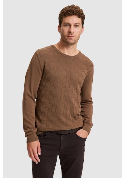 U.S. Polo Assn. Erkek Koyu Kahverengi Basic Kazak 50307928 Vr084