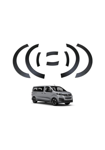 Ferrous Autoaccessories Opel Zafira Life İle Uyumlu Çamurluk Koruma Dodik Seti 8 Parça 2019 Ve Üstü