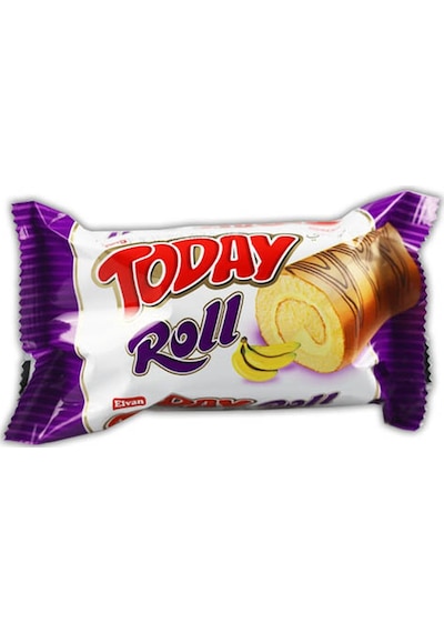 Today Swiss Roll Muz Kremalı Kek 35 Gr 24 Adet (1 Kutu)