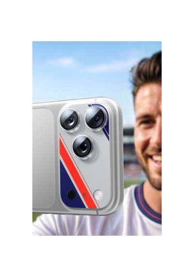 Torras Apple iPhone Uyumlu  17 Pro Camera Go World Cup Serisi Kamera Lens Koruyucu Gümüş