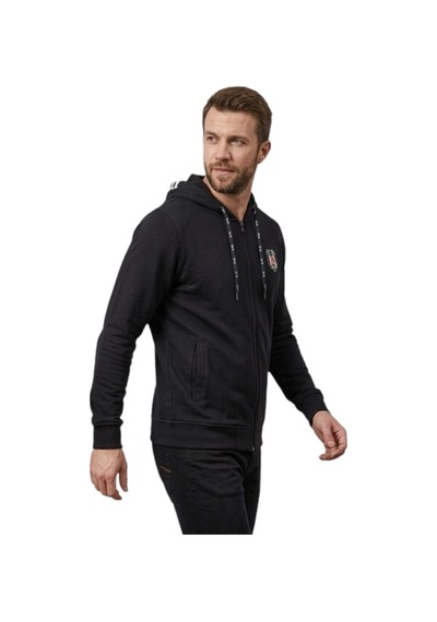 Beşiktaş Lisanslı Spor Okulları Siyah Yetişkin Sweat