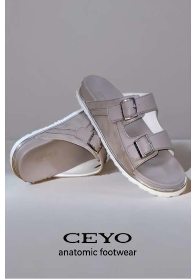 Ceyo 9988-8 Anatomik Taban Kadın Terlik Vizon 36-40 Vizon