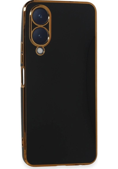 Cosmotex Newface Vivo Y17s Kılıf Volet Silikon - Siyah
