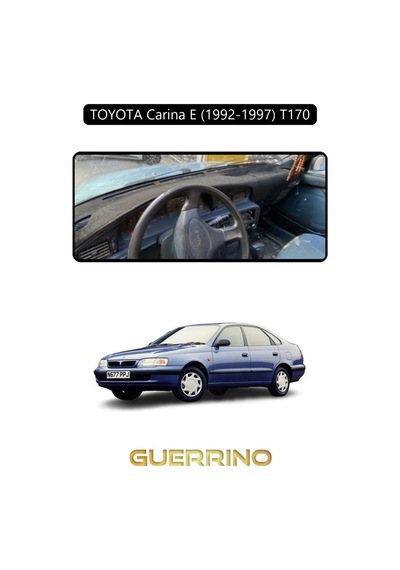 Toyota Carina E 1992-1997 T170torpido Koruma Halısı Siyah Kenar