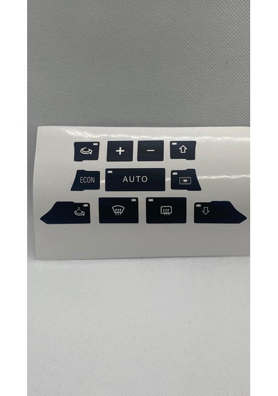 Audi A3 8p Uyumlu Klima Tuş Kaplaması Sticker Etiket Tamir Kiti 1 Adet