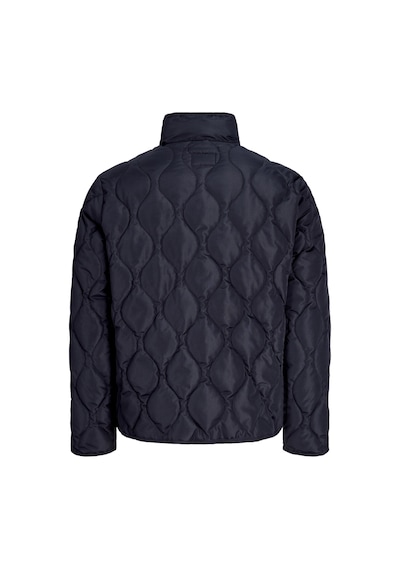 Jack & Jones Erkek Yüksek Dik Yaka Kapitone Ceket - Clyde - 12302326 Dark Navy