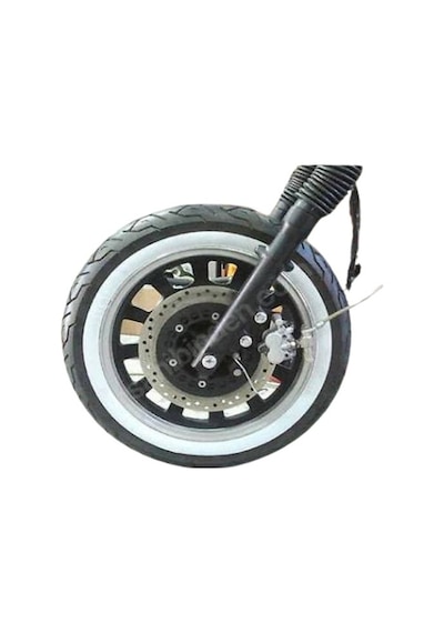 Atlas Motor 12 Jant Motosiklet Lastik Yanağı Beyaz 4 Adet Yanak