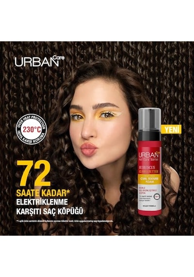 Urban Care Hibiscus & Shea Butter Elektriklenme Karşıtı Saç Bakım Köpüğü-200 Ml