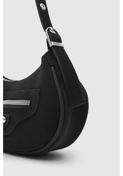 Shule Bags Sandy 90's Retro Baget Çanta Siyah