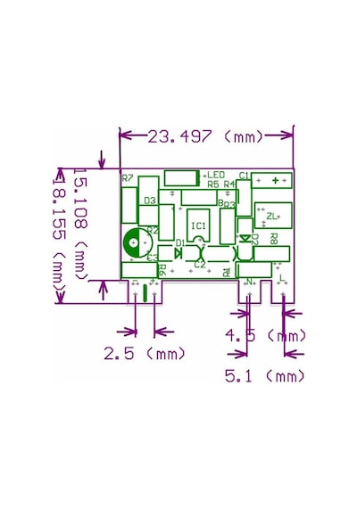 Mini Ac 220v To Dc 5v 0.7a 3.5w Voltaj Düşürücü Modül 700ma İzoleli Anahtarlamalı Güç Kaynağı Smps