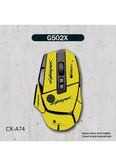 G502x Uyumlu Gaming Mouse Grip Tape Kaymaz Ter Emici Yapışkanlı Koruyucu Mouse Kaplama Sticker Cxa74