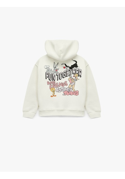 Koton Lisanslı Bugs Bunny Baskılı Uzun Kollu Kapşonlu Oversize Sweatshirt Ekru 6wkg10445ak Ekru Koton Lisanslı Bugs Bunny Baskılı Uzun Kollu Kapşonlu Oversize Sweatshirt Ekru 6wkg10445ak Ekru