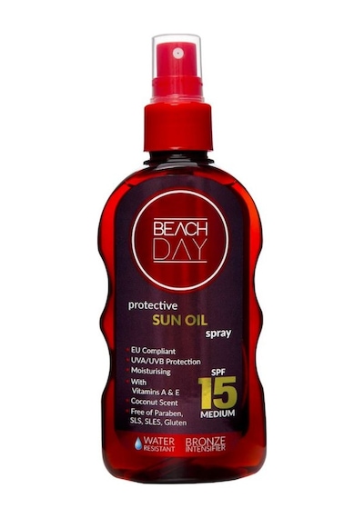 Beach Day SPF 15 Koruyucu Bronzlaştırıcı Güneş Yağı Sprey 150 ML