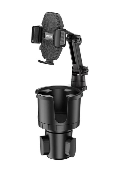 Go Des GD-HD566 360 Derece Dönebilen 2 in 1 Araç Telefon Tutucu Ve Bardak Tutucu