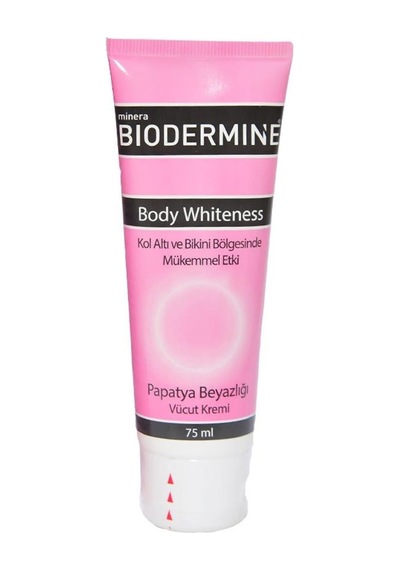 Biodermine Minera Papatya Beyazlığı Vücut Beyalatıcı Kremi 75 ML