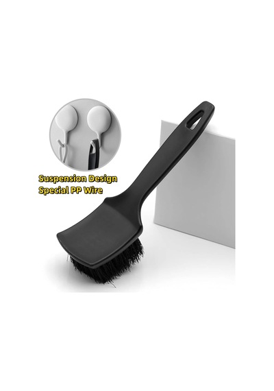 Oto Lastik Jant Fırçası Tekerlek Göbeği Temizleme Fırçaları Araba Tekerlekleri Black Brush