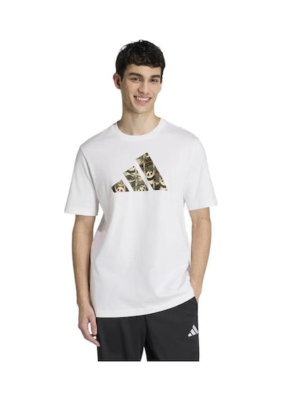 Adidas Erkek Tişört Panda Chill Camo Beyaz